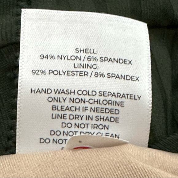 Shade & Shore Swimsuit One Piece Green Ribbed Plunge Swimsuit Size Large NEW - Picture 10 of 12